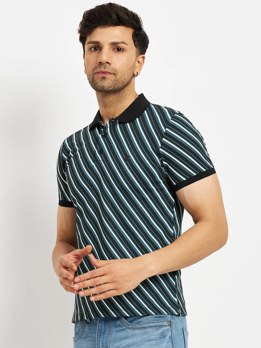 Camla Black T- Shirt For Men