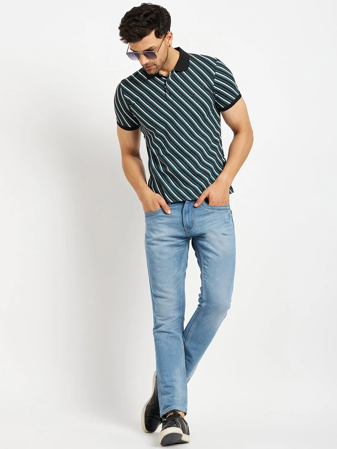 Camla Black T- Shirt For Men