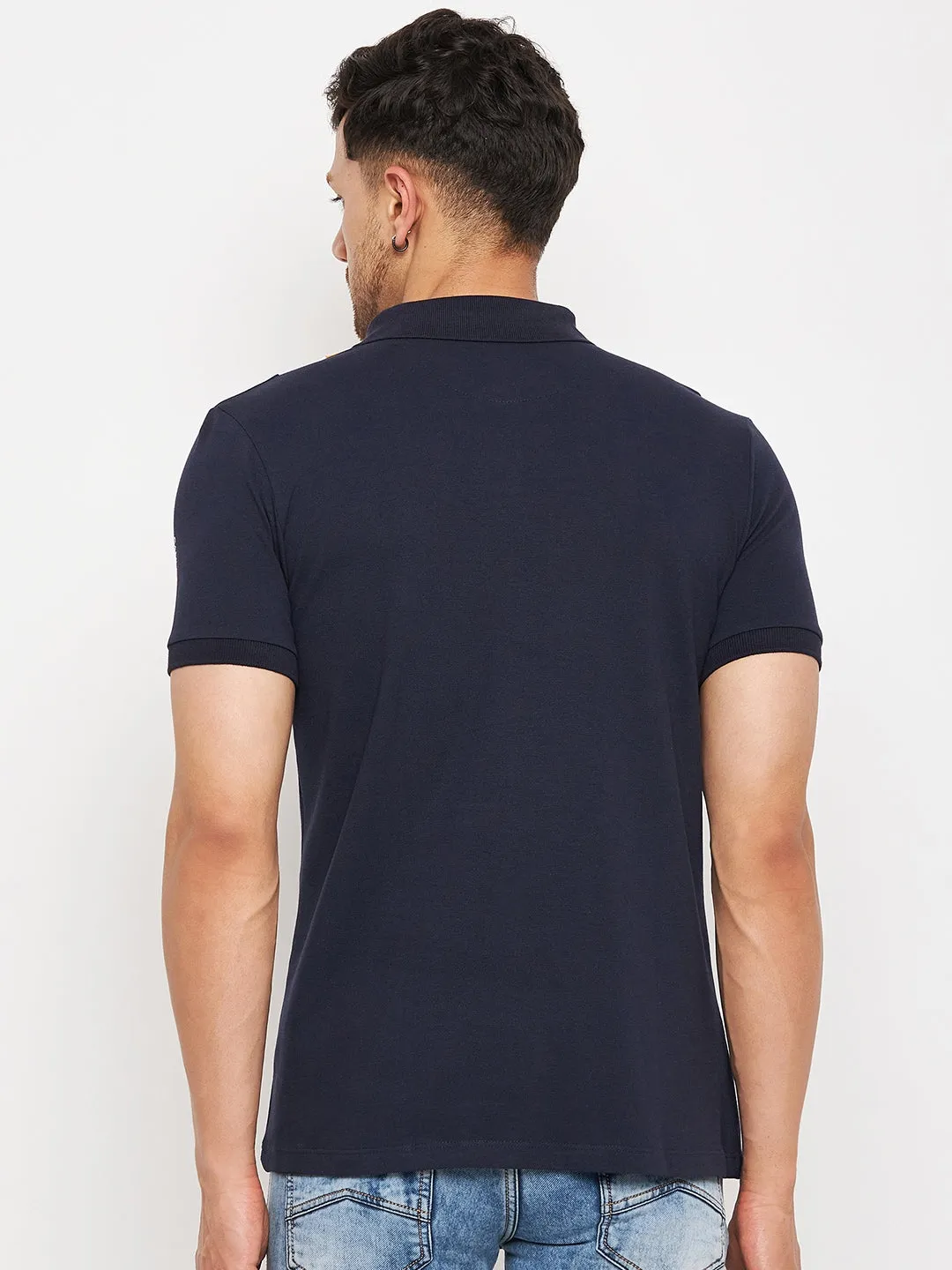 Camla Navy T- Shirt For Men