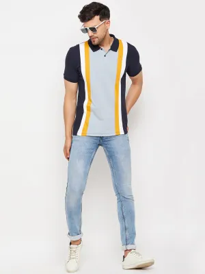 Camla Navy T- Shirt For Men