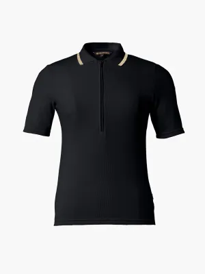 Cassia Short Sleeve Top - Black