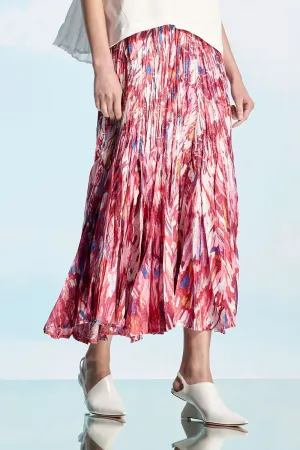 Cassin's Wrinkle Pleated Skirt