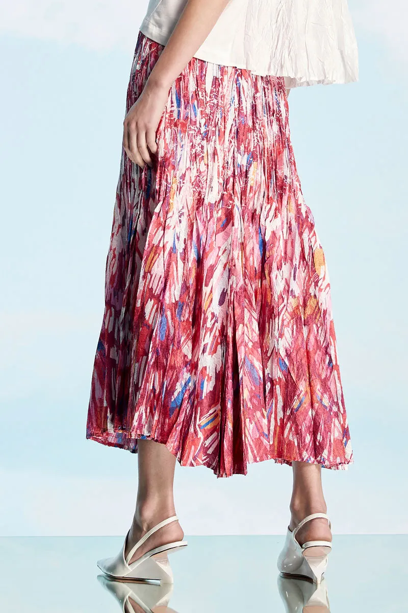Cassin's Wrinkle Pleated Skirt
