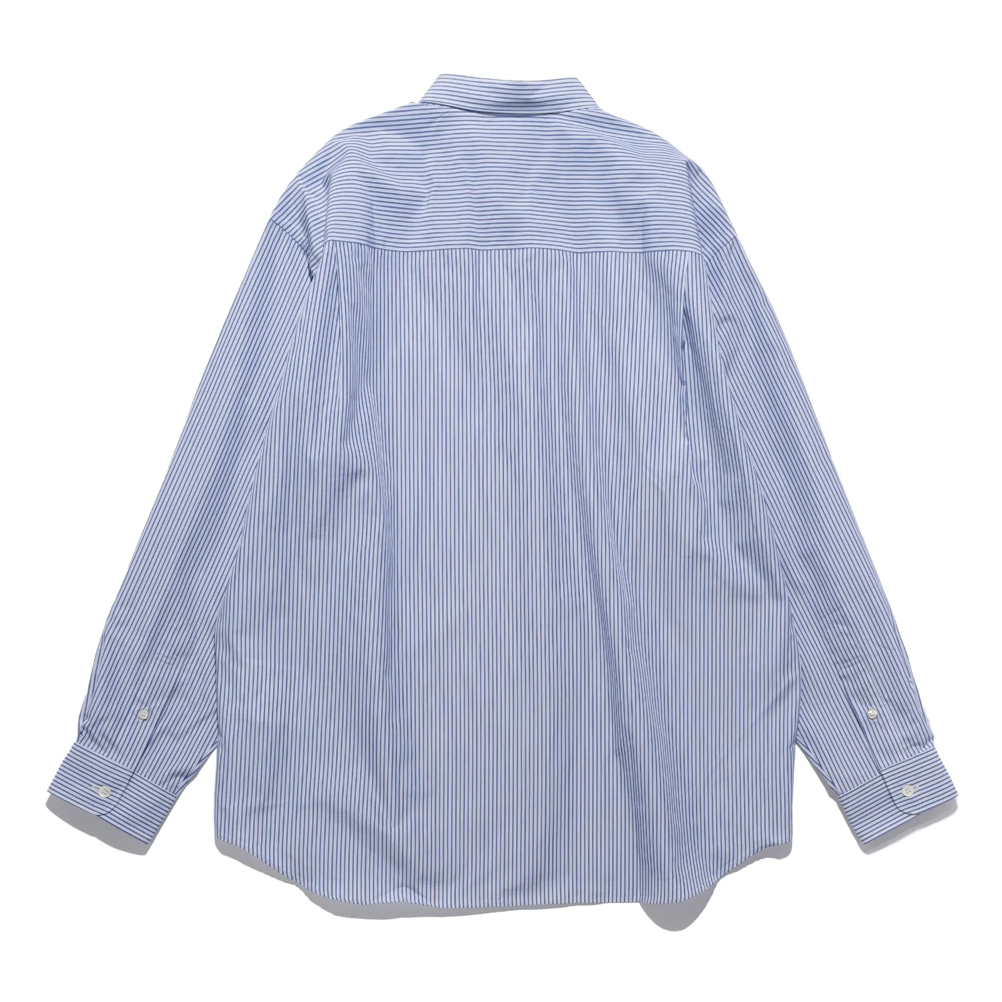 CdGH Striped Button-Up Shirt Blue HO-B007-051