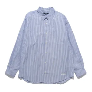 CdGH Striped Button-Up Shirt Blue HO-B007-051
