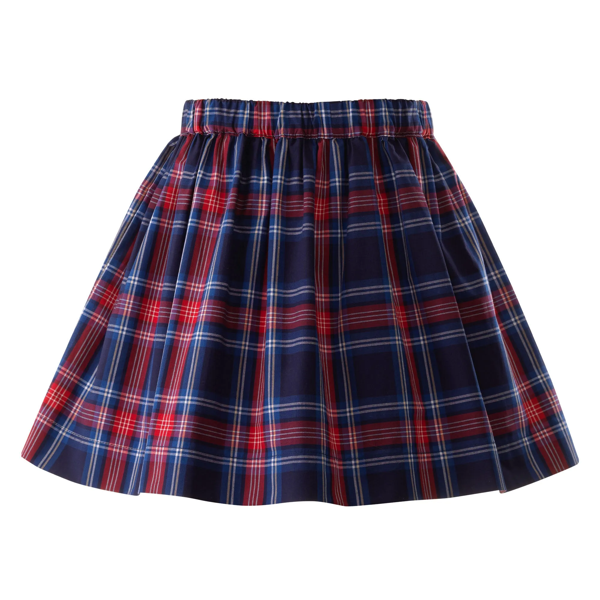 Check Skirt and Blouse Set