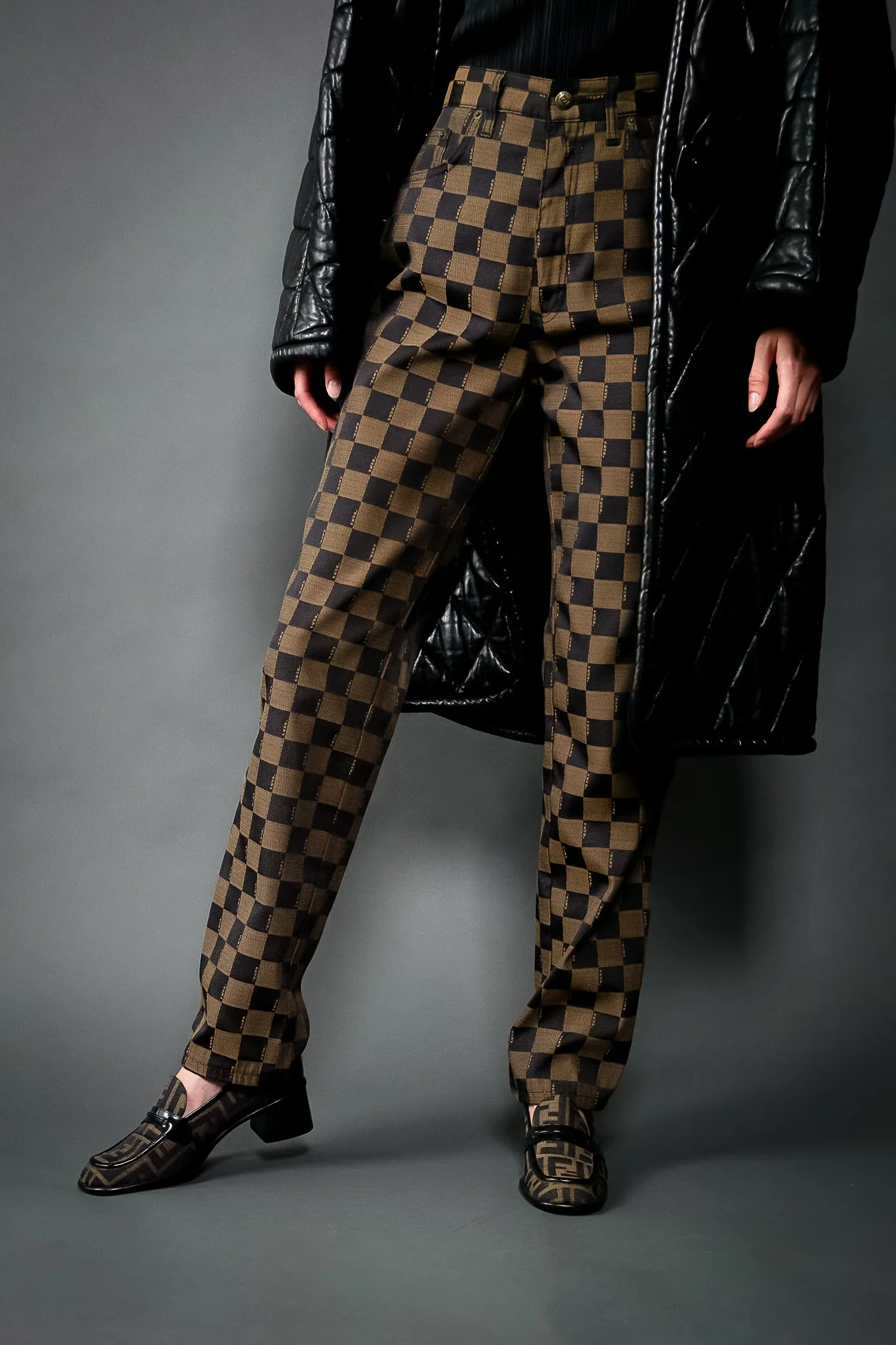Checkerboard Monogram Pant