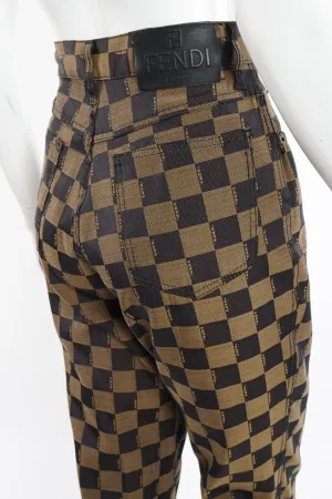 Checkerboard Monogram Pant