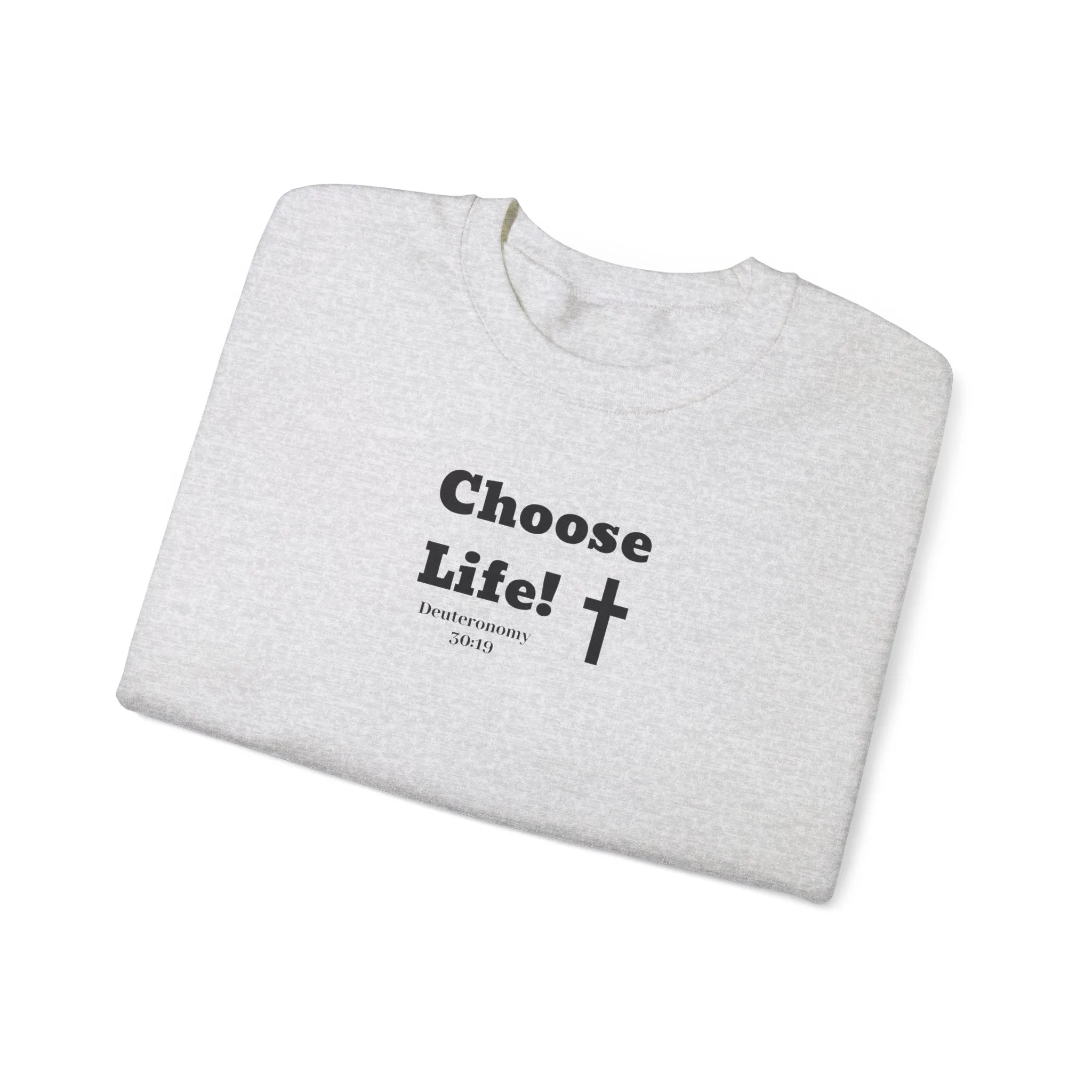 Choose Life 2.0 Men Unisex Heavy Blend™ Crewneck Sweatshirt
