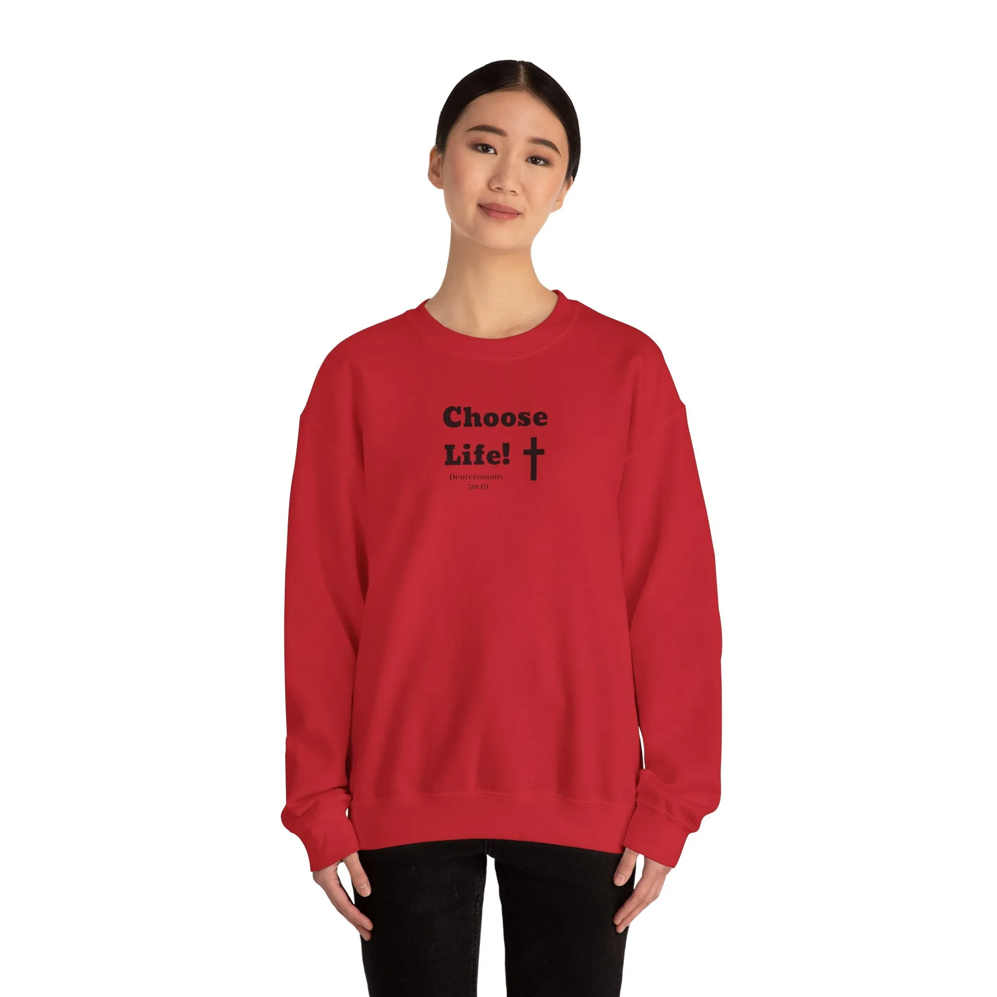 Choose Life 2.0 Men Unisex Heavy Blend™ Crewneck Sweatshirt