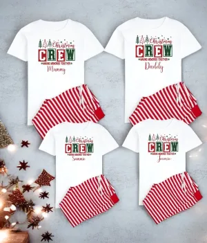 Christmas Crew Personalised Christmas Pyjamas