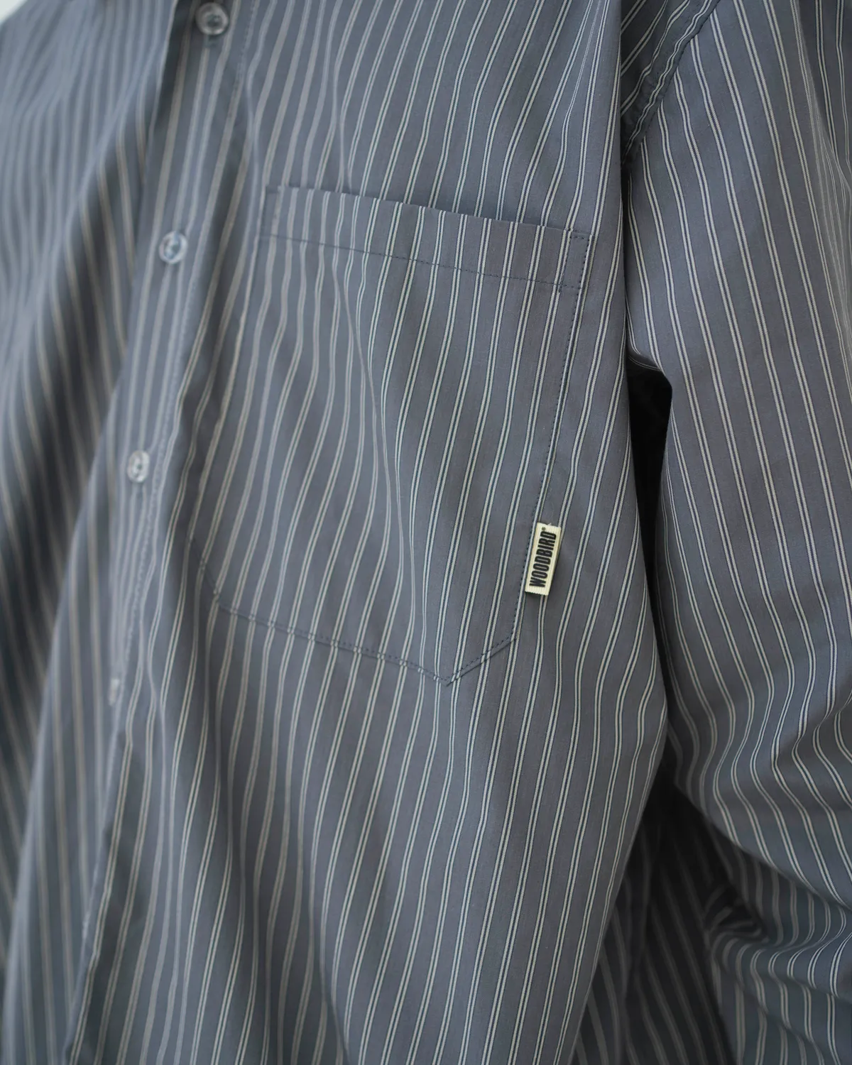 Christoffer - Yuzo Striped Shirt - Antra Grey