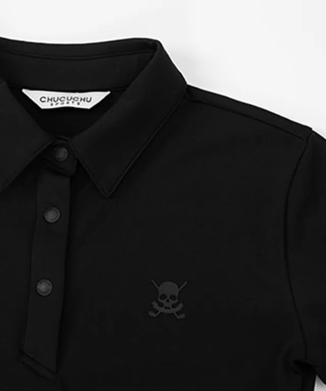 CHUCUCHU Item Polo Tee - Black