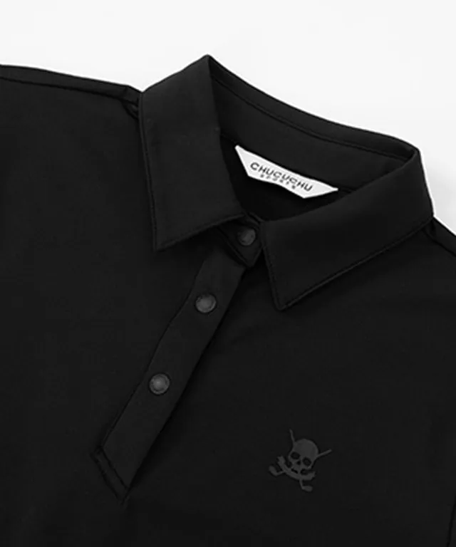 CHUCUCHU Item Polo Tee - Black