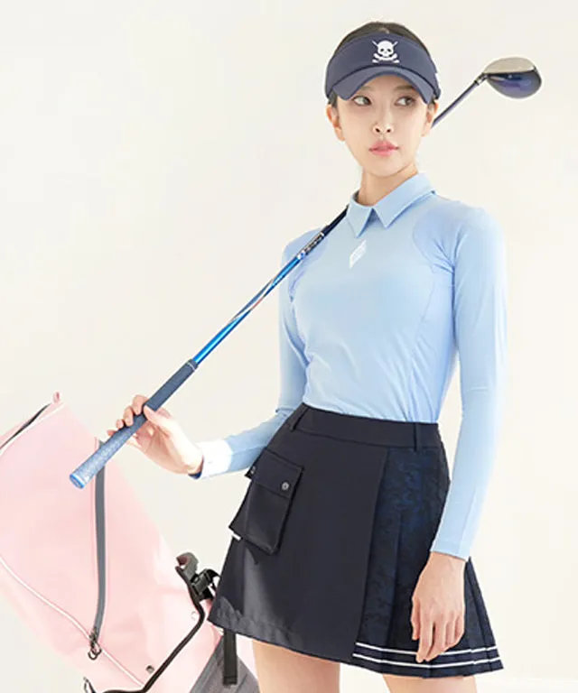CHUCUCHU New Candy Polo Tee - Sky Blue