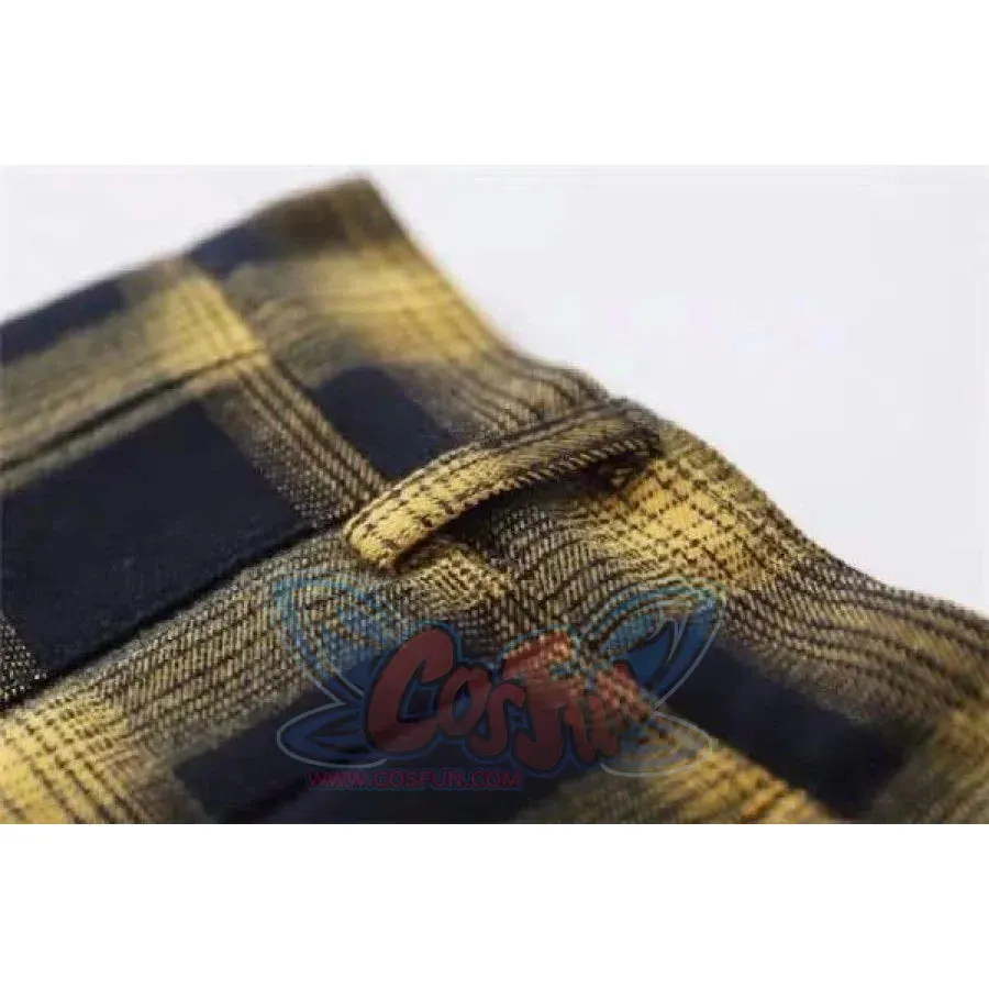 Classical Retro Punk Style Tartan Plaid A-line Skirt mp006273