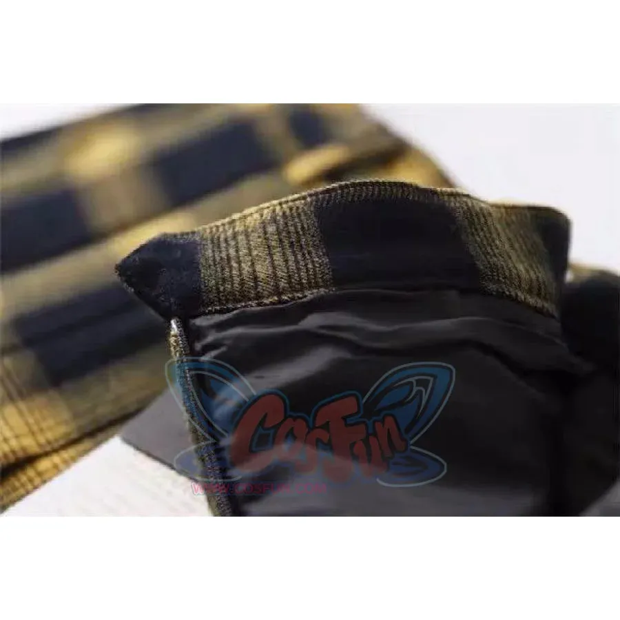 Classical Retro Punk Style Tartan Plaid A-line Skirt mp006273