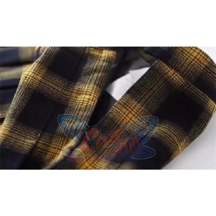 Classical Retro Punk Style Tartan Plaid A-line Skirt mp006273