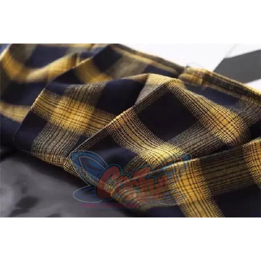 Classical Retro Punk Style Tartan Plaid A-line Skirt mp006273