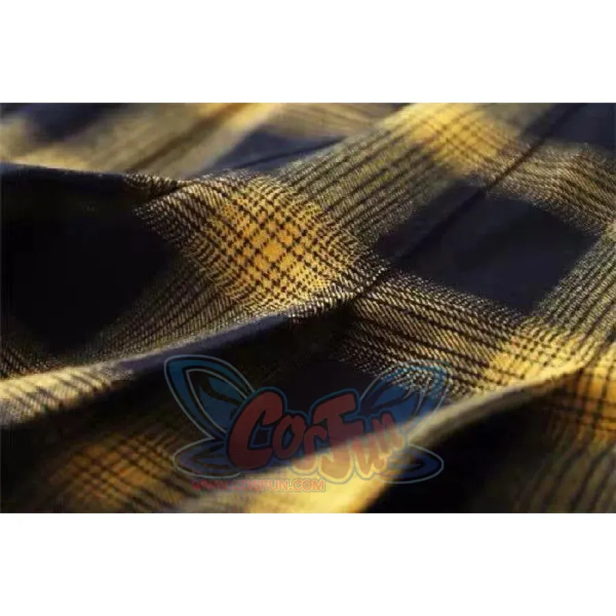 Classical Retro Punk Style Tartan Plaid A-line Skirt mp006273