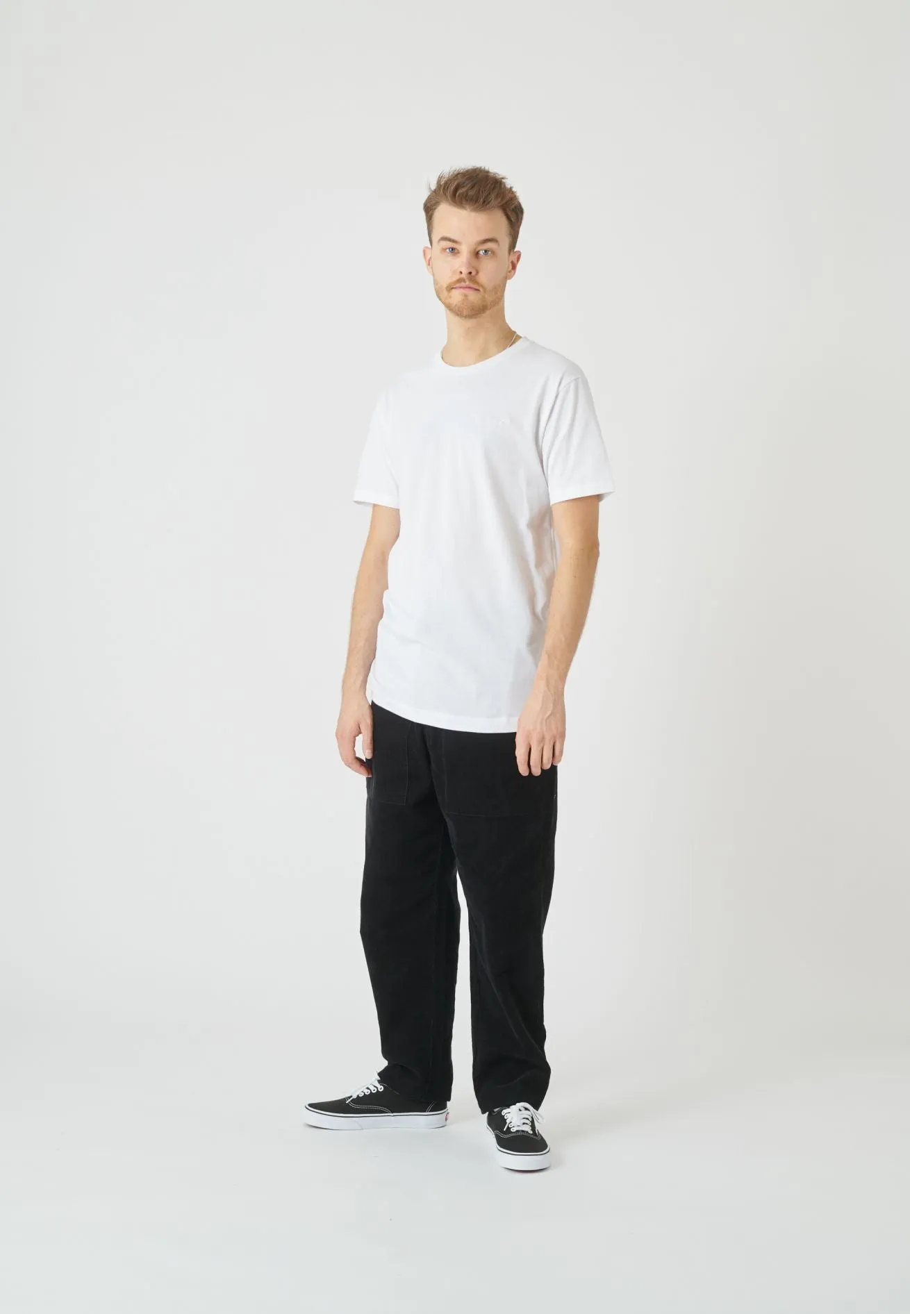 Cleptomanicx Ligull Regular Basic T-Shirt - White