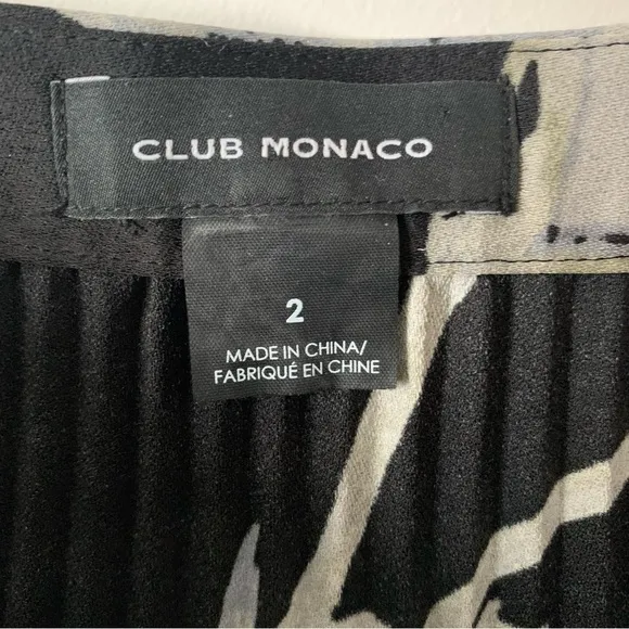 Club Monaco Flora Annina Pleated Midi Skirt