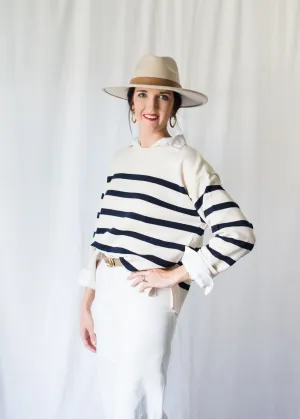 Coastal Vibes Striped Sweater