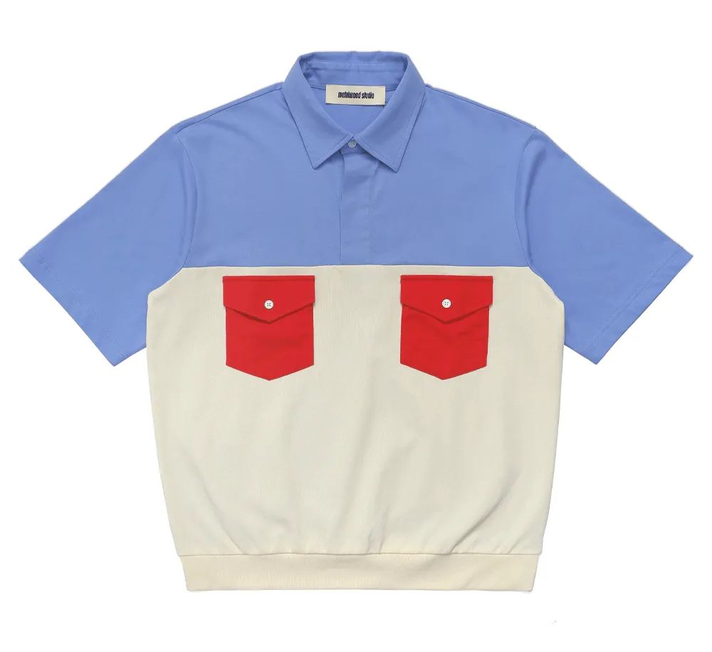 Color Block Western Polo