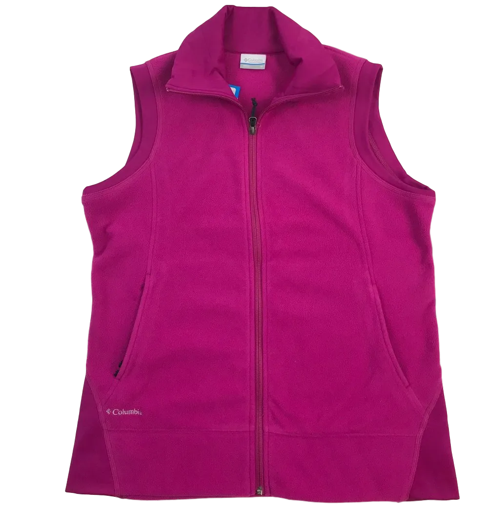Columbia Give and Go Vest in Black/Magenta