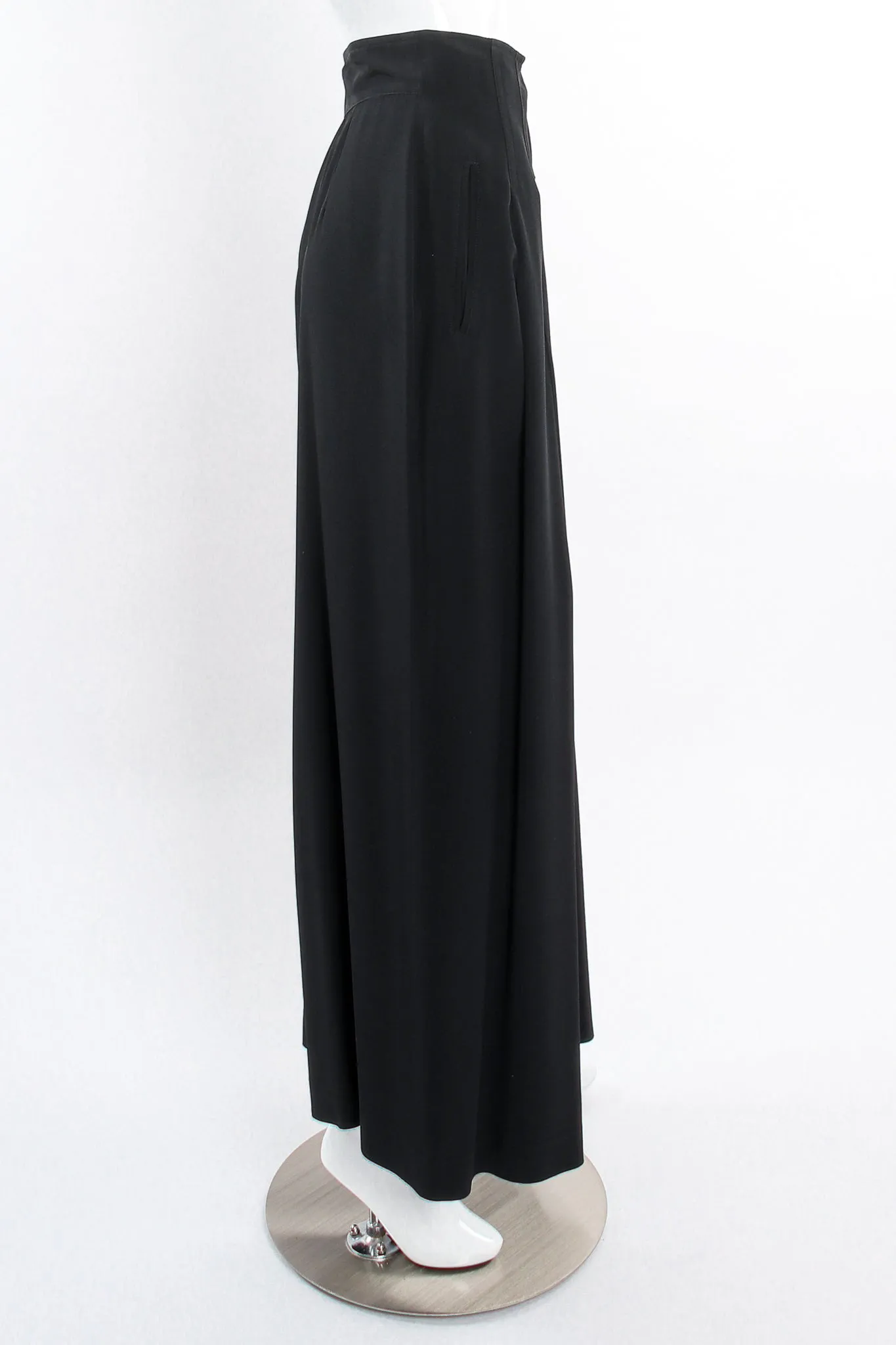 Corset Waist Wide Leg Pant