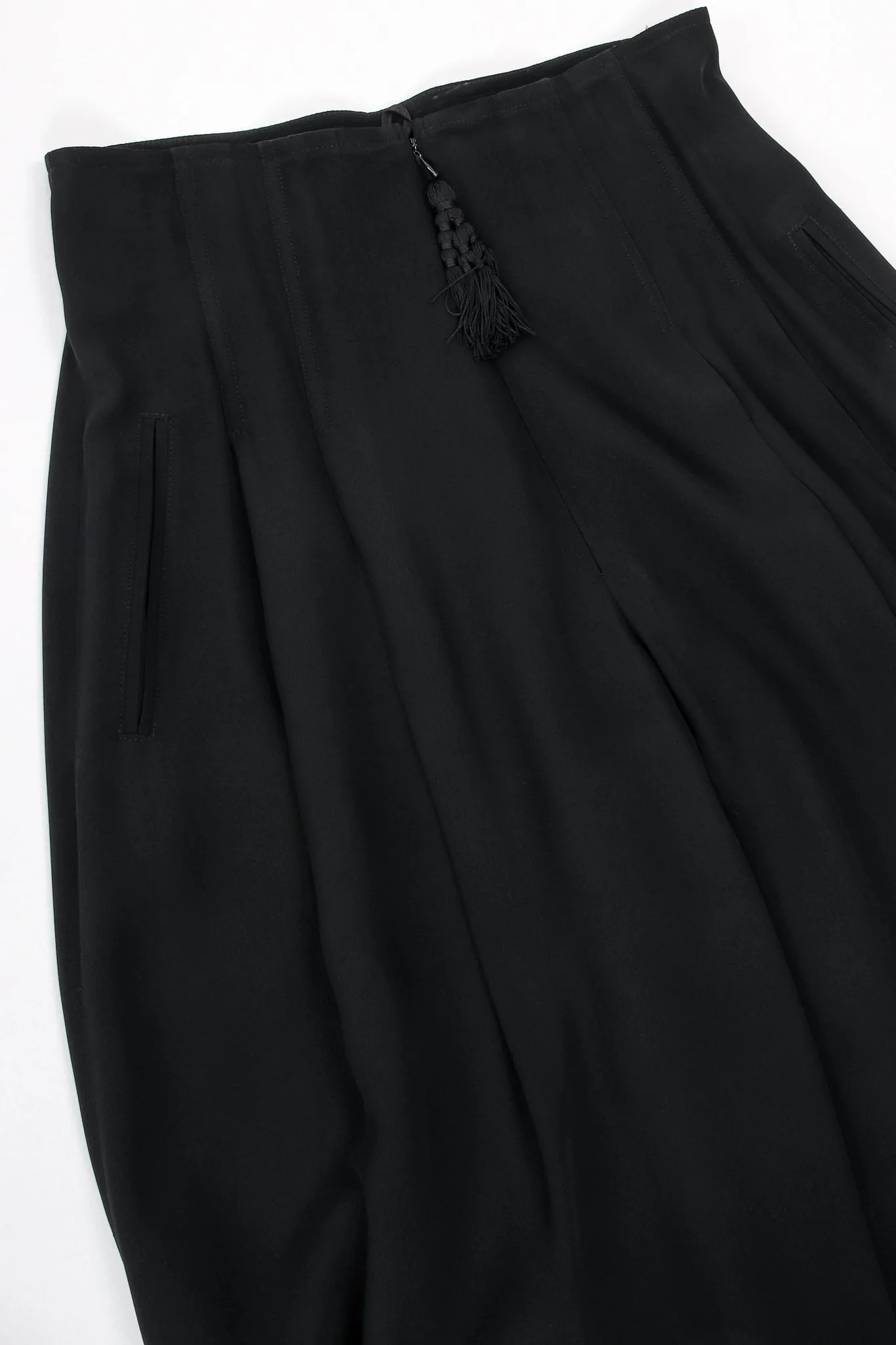 Corset Waist Wide Leg Pant