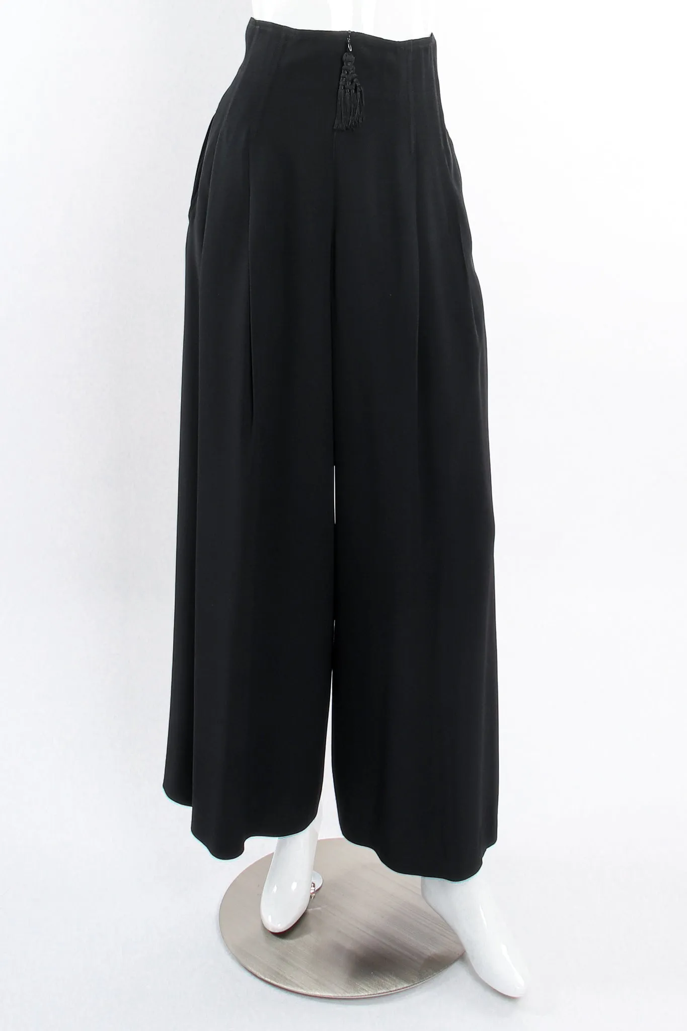 Corset Waist Wide Leg Pant