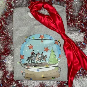 Cowboy Snow-globe Crewneck