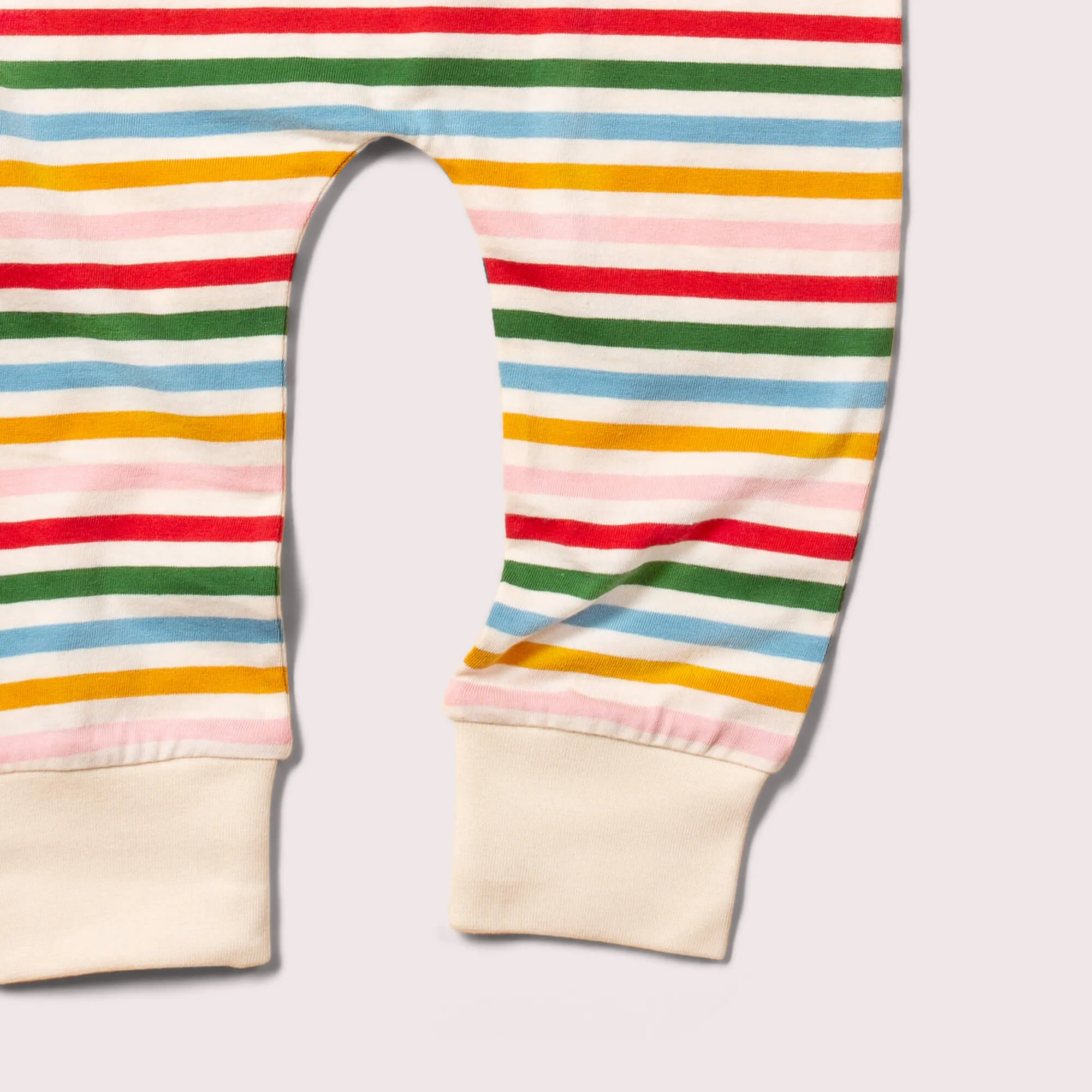 Cream Rainbows Organic T-Shirt & Jogger Playset