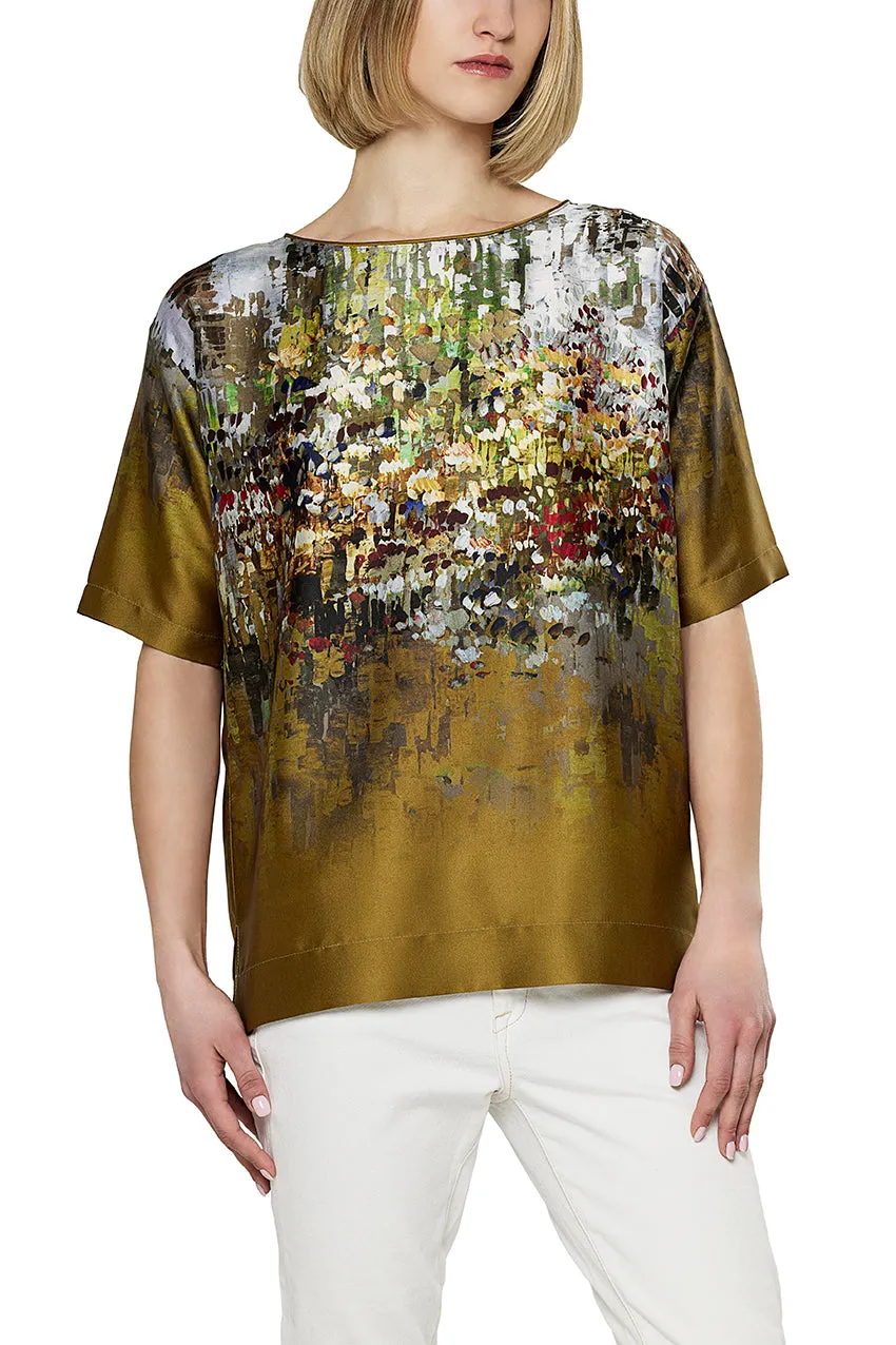Crewneck Short Sleeve Top