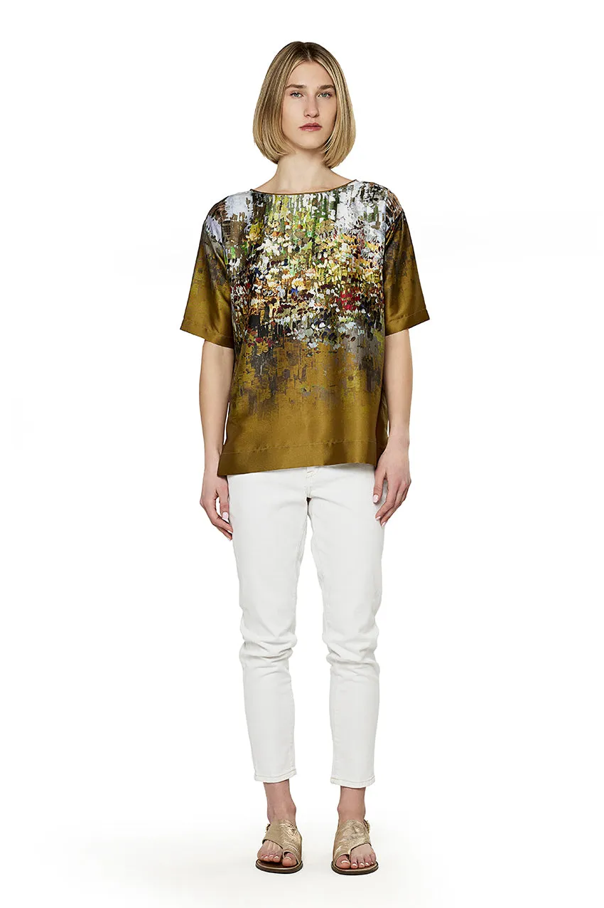 Crewneck Short Sleeve Top