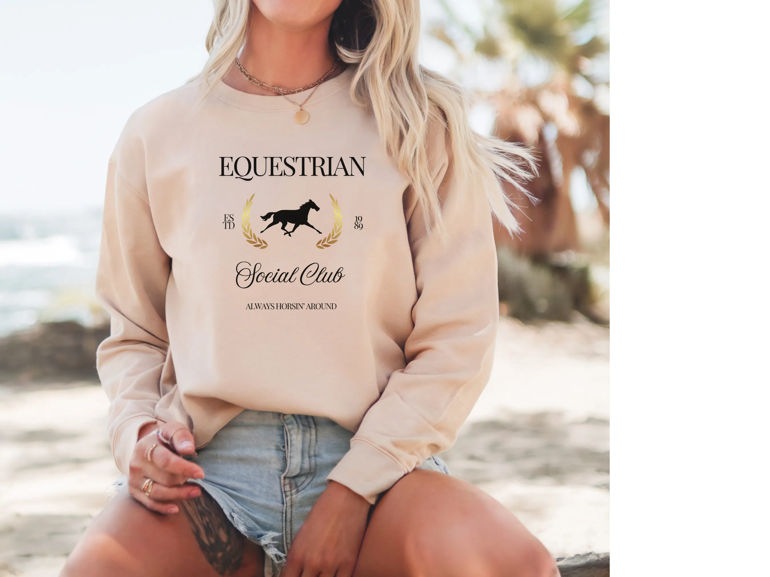 Customizable Crewneck Sweatshirt - Social Club