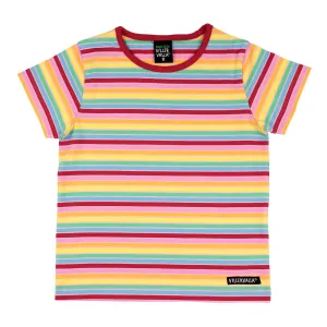 Dahlia Multistripe Short Sleeve Shirt