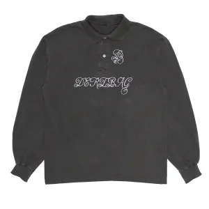 DB Script Longsleeve Polo (Onyx)