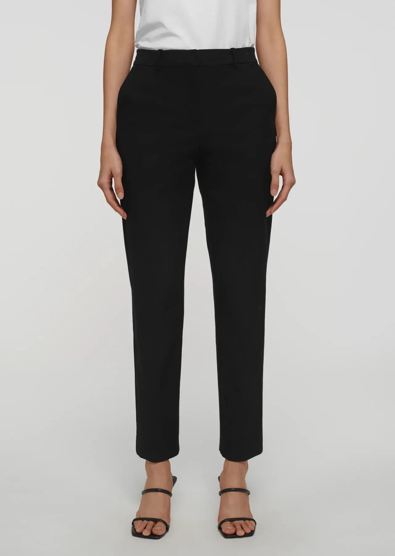 Derek Lam 10 Crosby - Bronte Cigarette Pants - Black