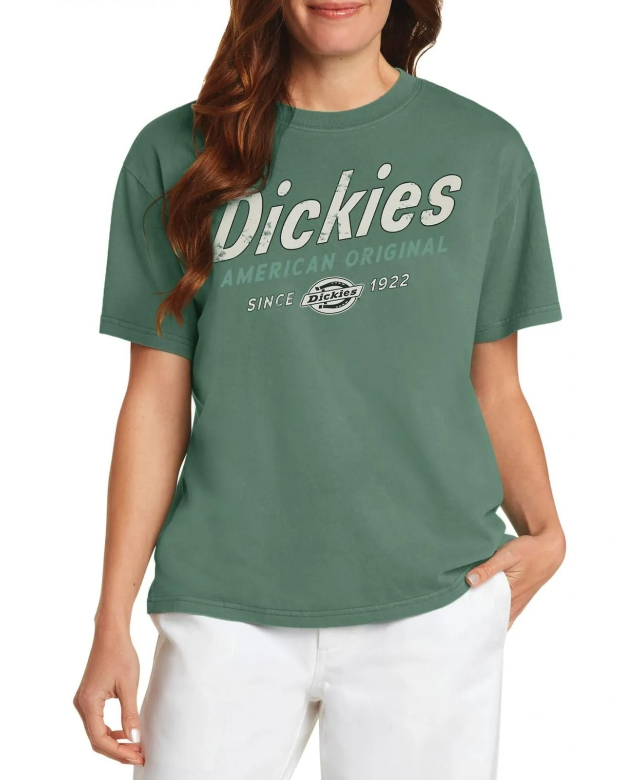 Dickies Juniors' Boyfriend Graphic T-Shirt J3121JRD1281D