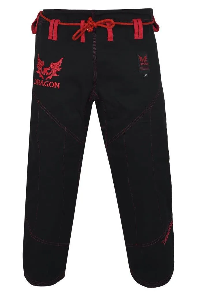 Dragon BJJ Gi - IBJJF Approved | Black  [450gsm]