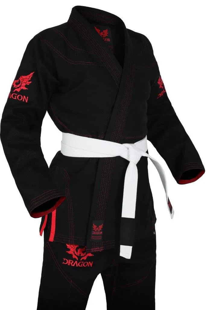 Dragon BJJ Gi - IBJJF Approved | Black  [450gsm]