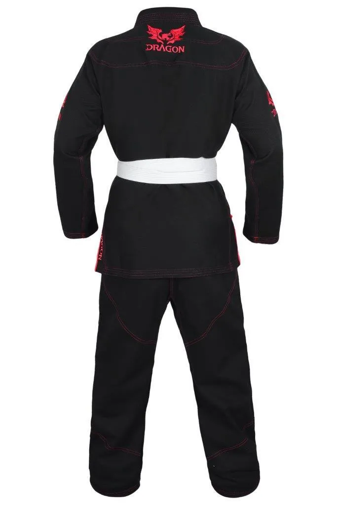 Dragon BJJ Gi - IBJJF Approved | Black  [450gsm]