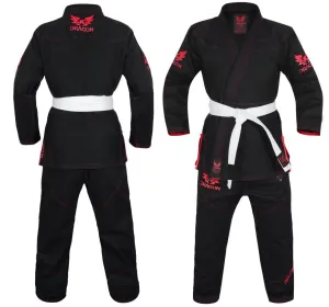 Dragon BJJ Gi - IBJJF Approved | Black  [450gsm]