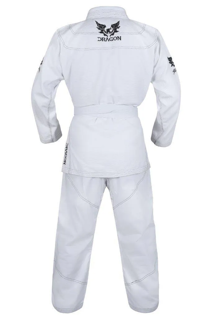 Dragon BJJ Gi - IBJJF Approved | White  [450gsm]