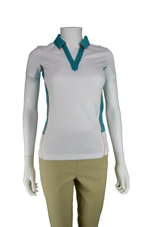 EP Pro Cassis Tour Tech Crossover Polo w/ Contrast Blocking