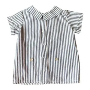 Erika Schnurbusch Striped Shirt