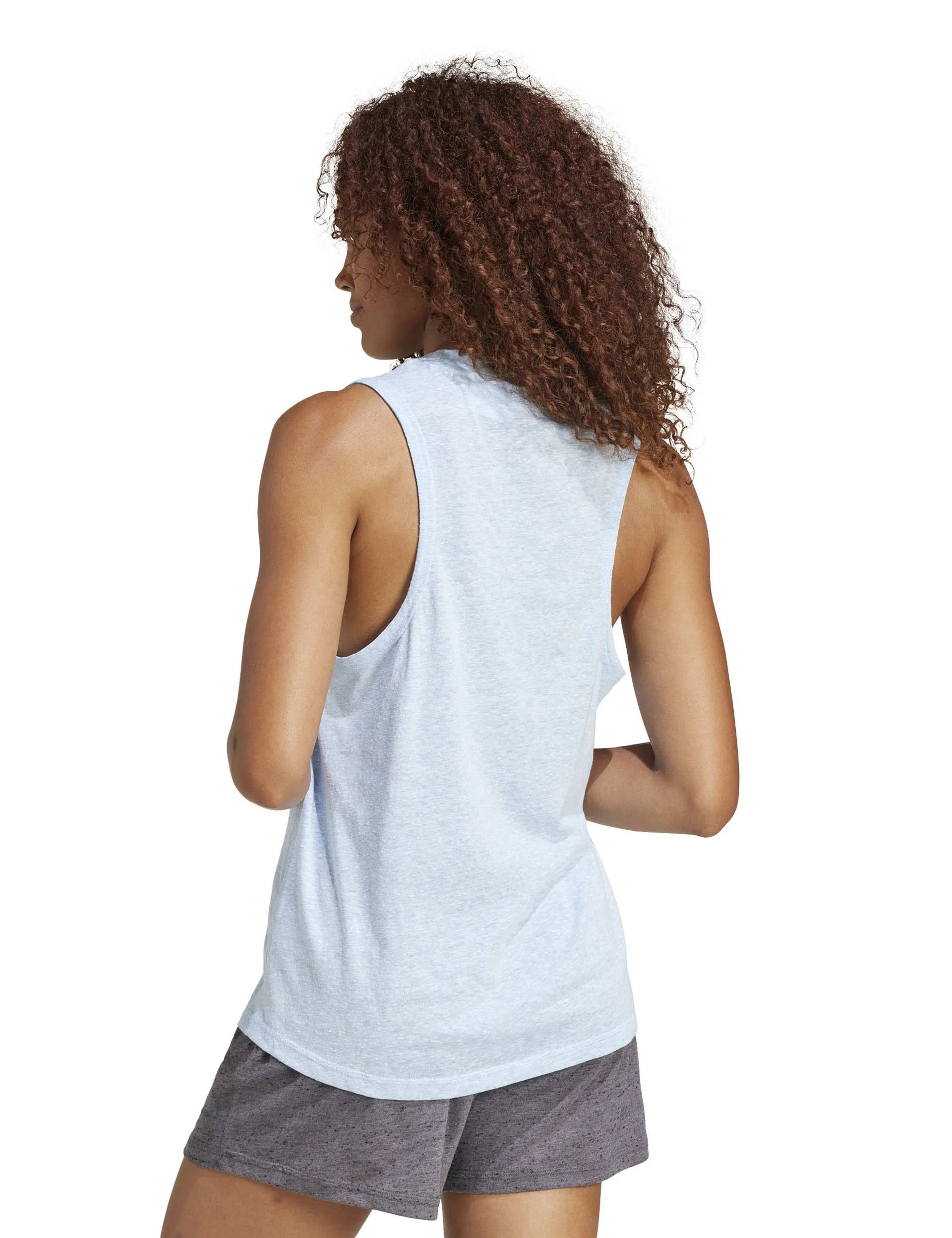 Essentials Winners Tank Top - Glow Blue/White