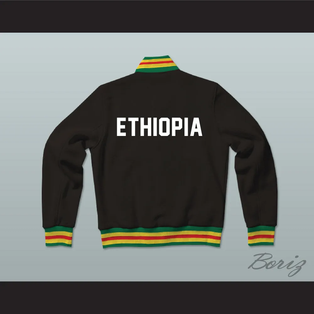 Ethiopia Varsity Letterman Jacket-Style Sweatshirt